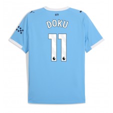 Manchester City Jeremy Doku #11 Hemmatröja 2025-26 Korta ärmar